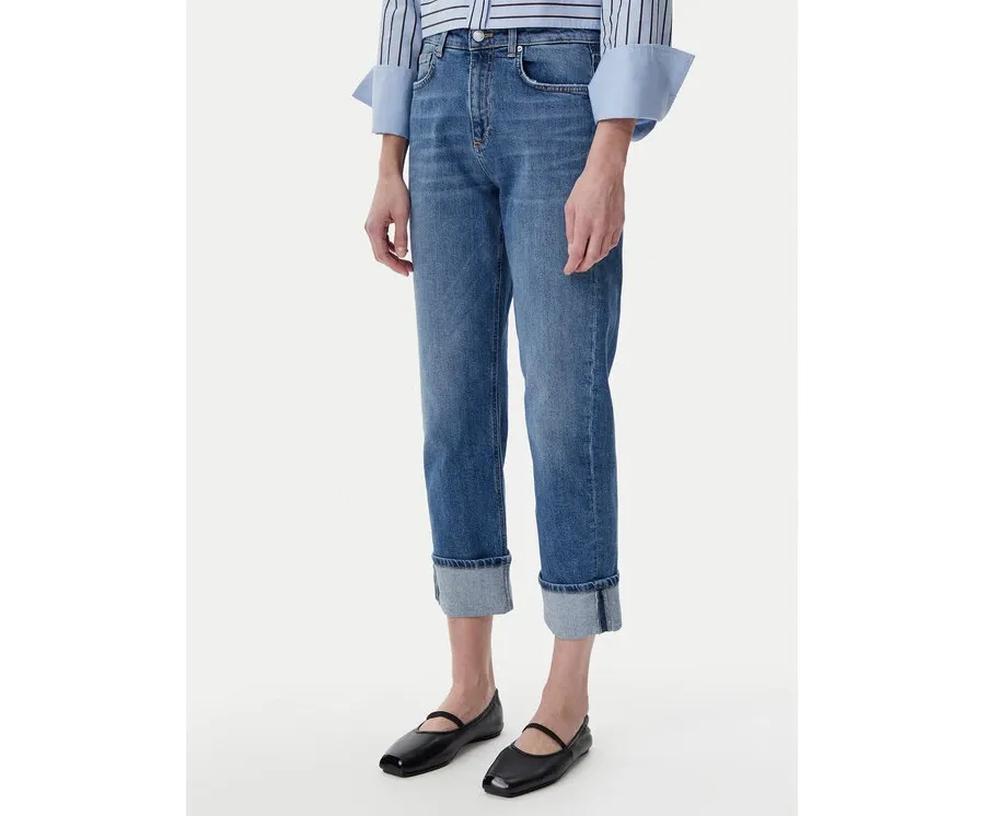obrazek 1 ViCOLO Jeansy DD5059 Niebieski Straight Leg