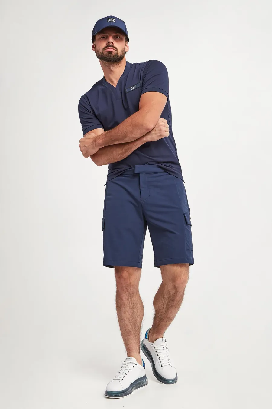 obrazek 1 Spodenki męskie cargo EA7 EMPORIO ARMANI EA7 Emporio Armani
