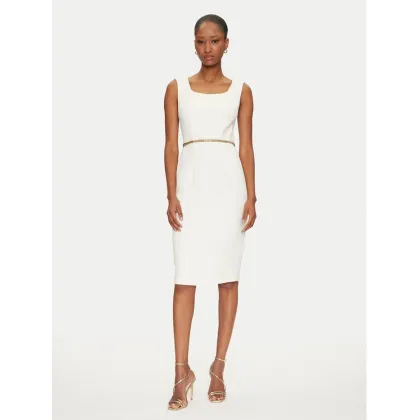 Zdjęcie Marciano Guess Sukienka koktajlowa 5GGK12 7300A Écru Regular Fit