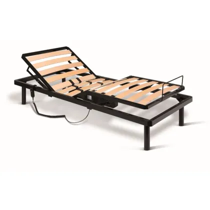 Zdjęcie Metalowy stelaż pod materac z regulacją zagłówka Logic Movie - Bedding Italia