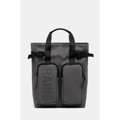 Zdjęcie Rains plecak Texel Tote Backpack W3 kolor szary duży gładki 14240.13