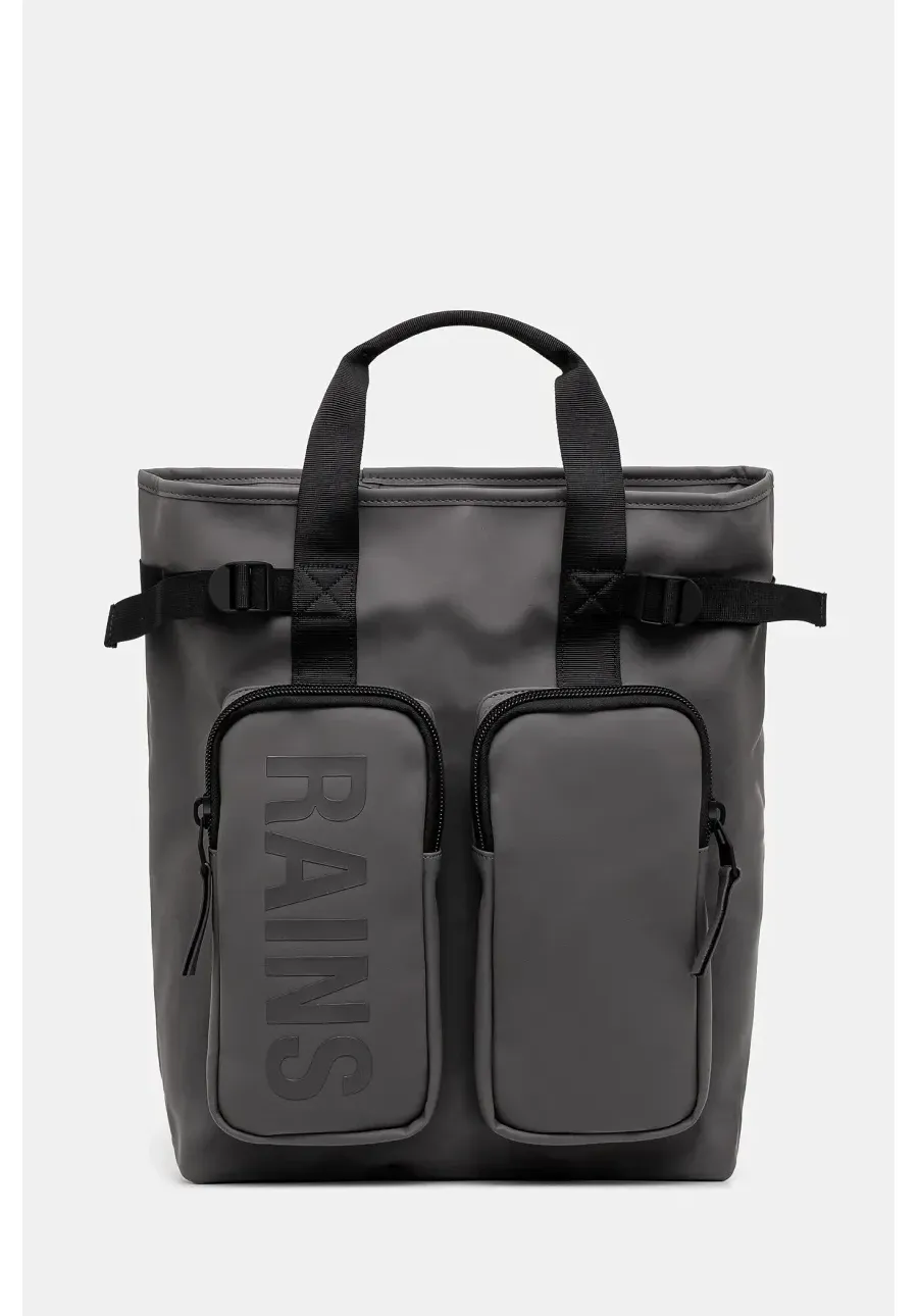 obrazek 1 Rains plecak Texel Tote Backpack W3 kolor szary duży gładki 14240.13