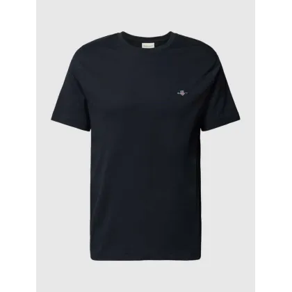 Zdjęcie T-shirt o kroju regular fit z wyhaftowanym logo model ‘SHIELD’