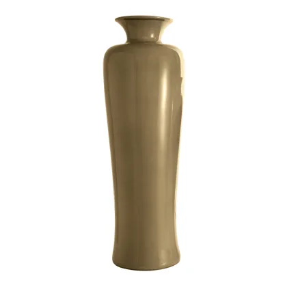 Picture Tall vase made of glazed ceramics H.100xL.34xD.Int.12 cm