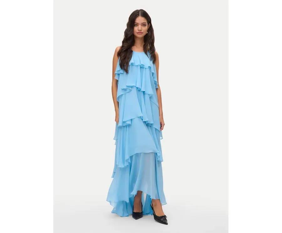 obrazek 1 Vero Moda Sukienka wieczorowa Felicia 10331377 Błękitny Regular Fit