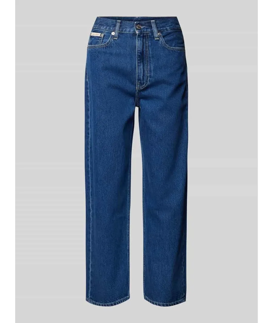 obrazek 1 Calvin Klein Jeans Jeansy Barrel J20J225004 Granatowy Loose Fit