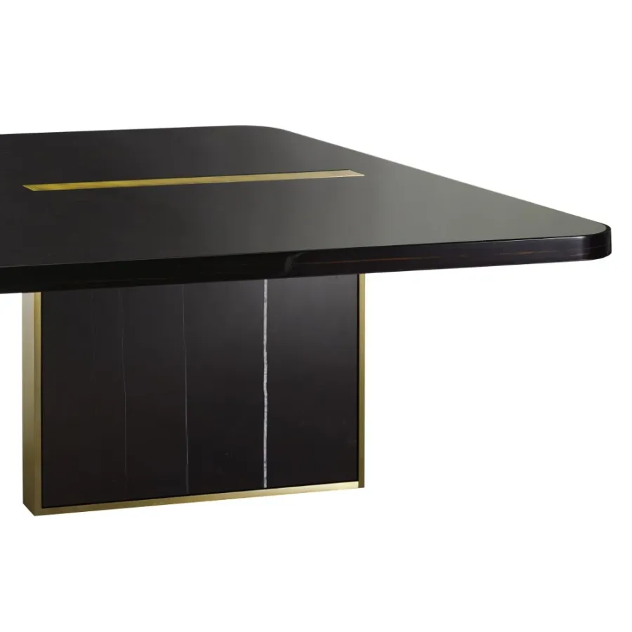 obrazek 5 Kwadratowy stolik kawowy z lakierowanym, drewnianym blatem H.45xL.120xP.120 cm