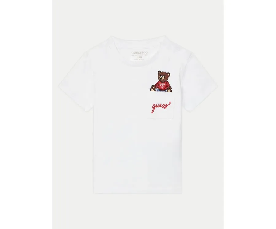 obrazek 1 Guess T-Shirt I5RI03 I3Z14 Biały Regular Fit