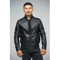 Picture Men's sheepskin leather jacket - A&A Vesa