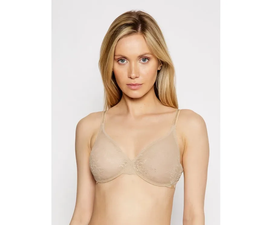 obrazek 1 Gossard Biustonosz z fiszbiną Lace Sheer 13001 Beżowy