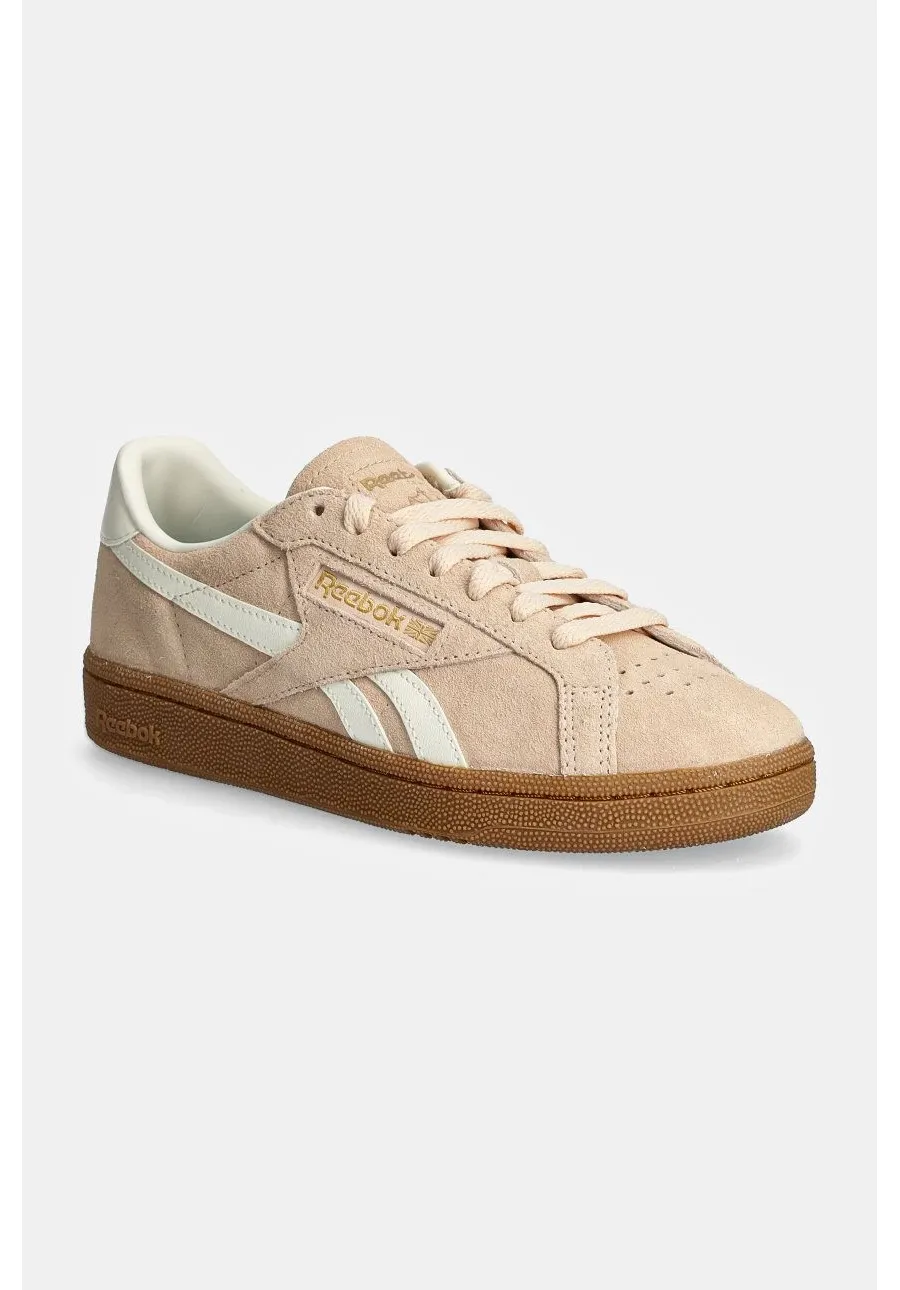 obrazek 1 Reebok Classic sneakersy zamszowe Club C Grounds Uk kolor pomarańczowy 100208146