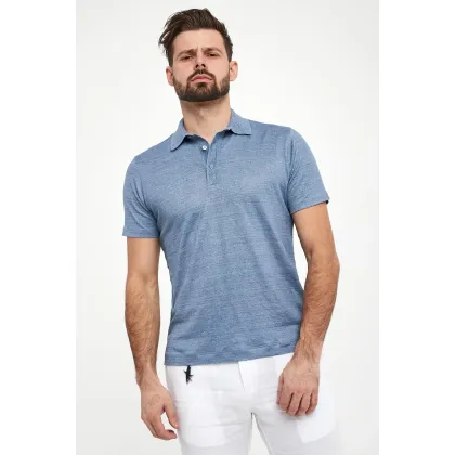 Zdjęcie Polo męskie lniane PAUL&SHARK Paul&Shark