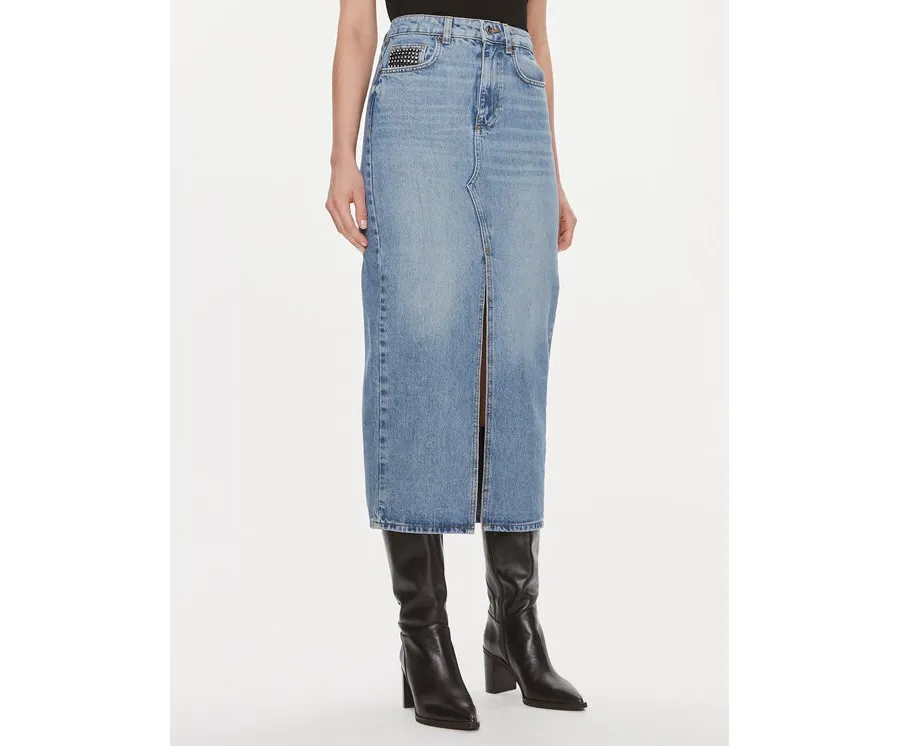 obrazek 1 Liu Jo Spódnica jeansowa UF3169 D4861 Niebieski Regular Fit