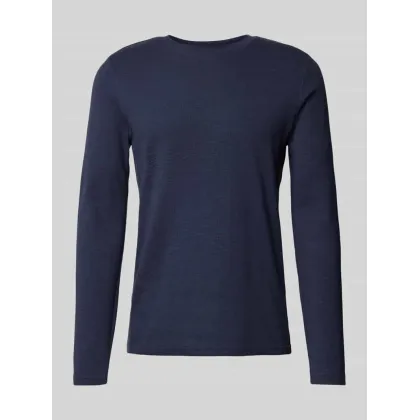 Zdjęcie Bluzka z długim rękawem o kroju regular fit z bawełną ekologiczną