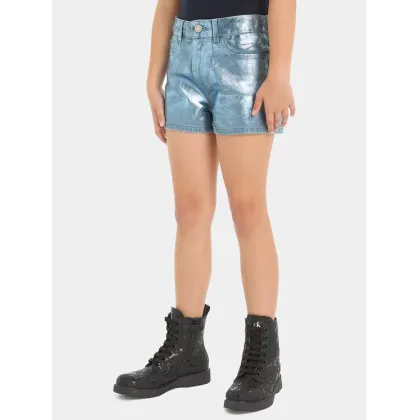 Zdjęcie Calvin Klein Jeans Szorty materiałowe IG0IG02368 Niebieski Relaxed Fit