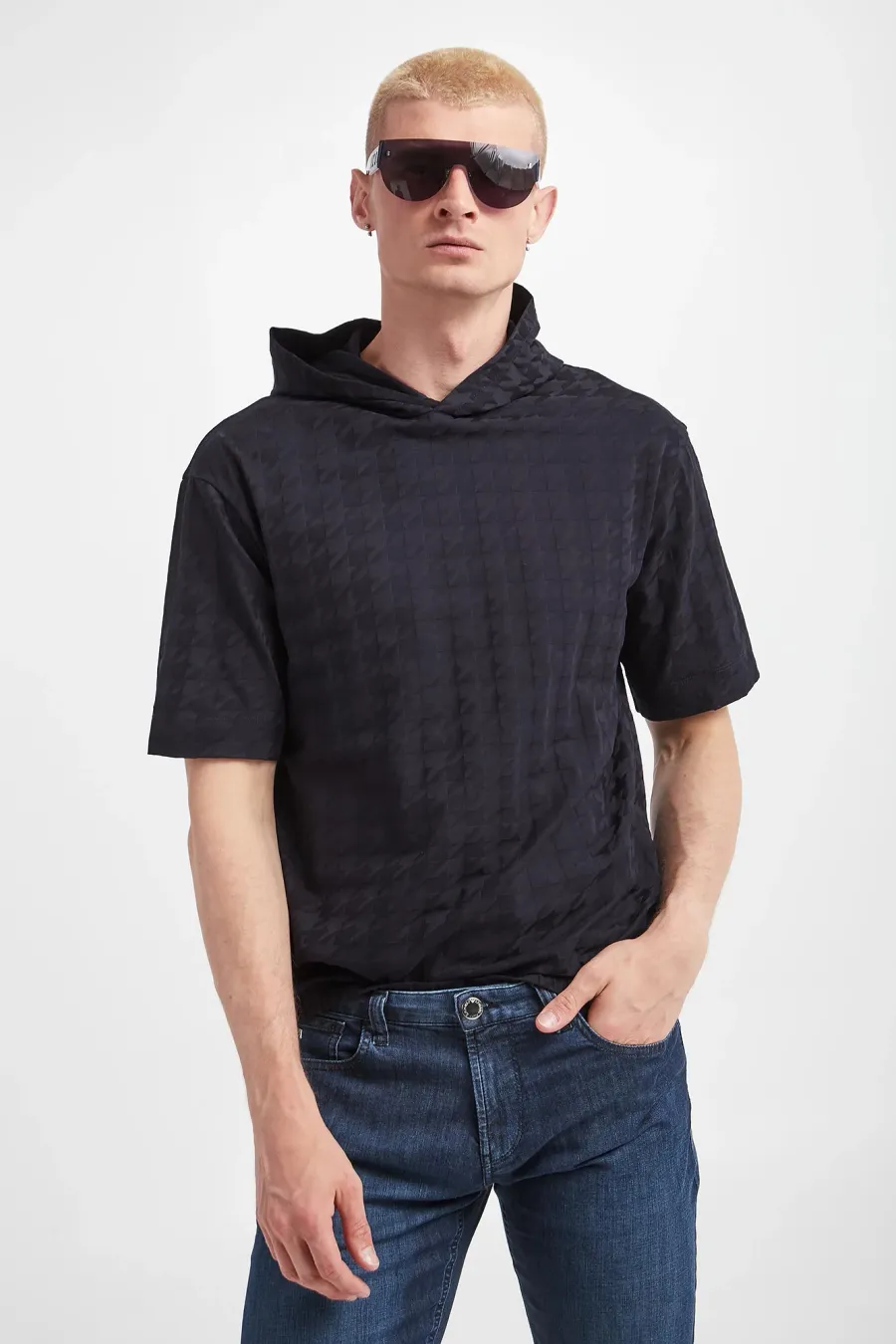 obrazek 1 T-shirt z kapturem męski EMPORIO ARMANI Emporio Armani