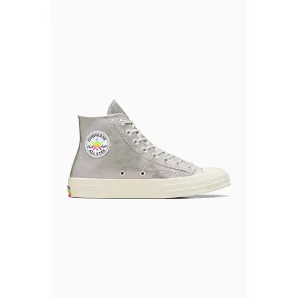 Zdjęcie Converse trampki Chuck 70 Hi Pride kolor srebrny A10214C