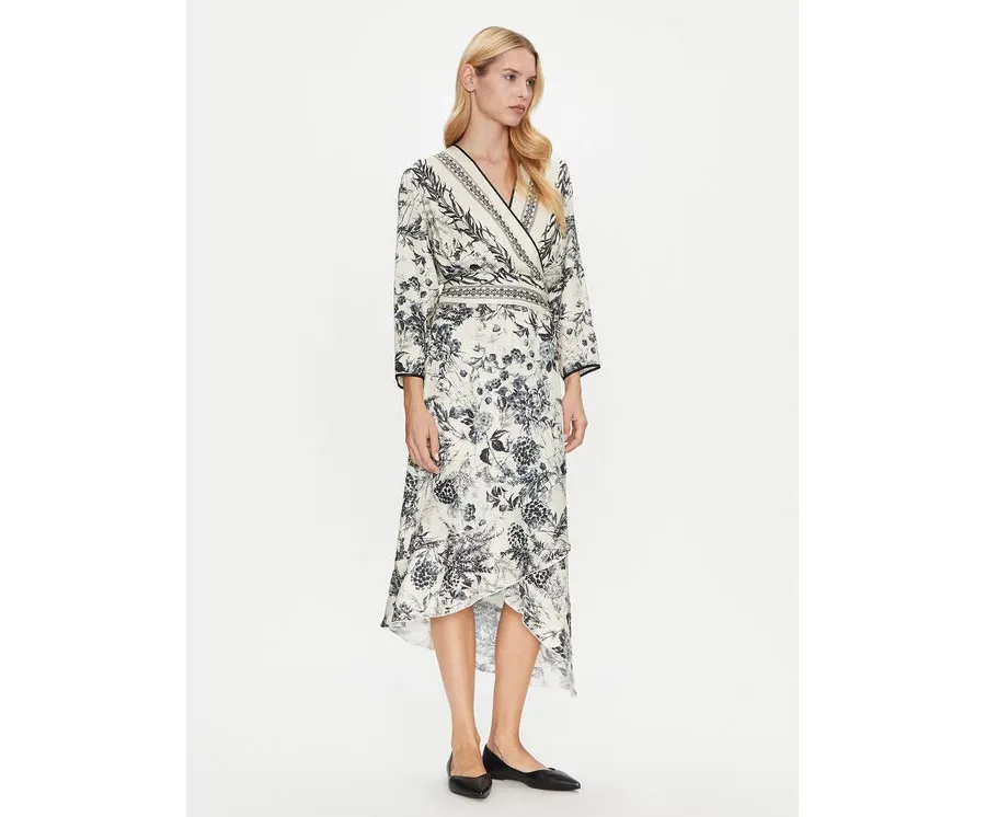 obrazek 1 Simona Corsellini Sukienka letnia P25CPAB00401 Kolorowy Regular Fit