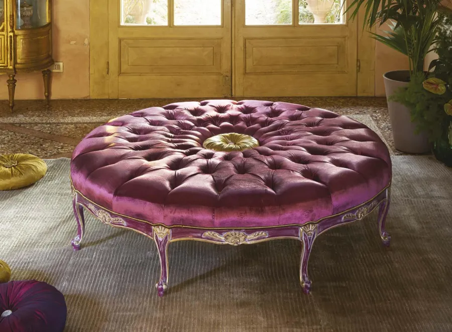 obrazek 1 Luksusowa okrągła sofa w stylu antycznym – Morello Gianpaolo