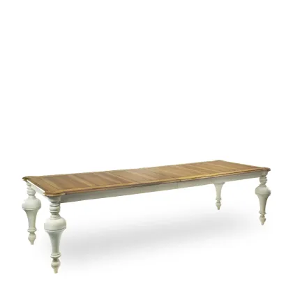 Zdjęcie Prostokątny, rozkładany stół jadalny H.78xL.190xP.110 cm