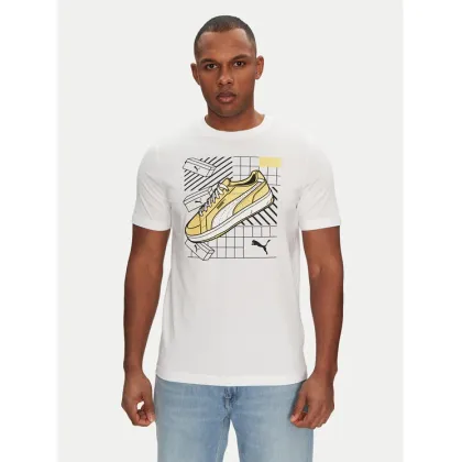 Zdjęcie Puma T-Shirt Sneaker 684830 Biały Regular Fit