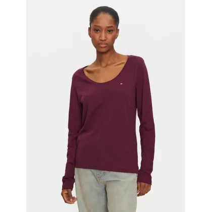 Zdjęcie Tommy Hilfiger Bluzka UW0UW05228 Bordowy Regular Fit