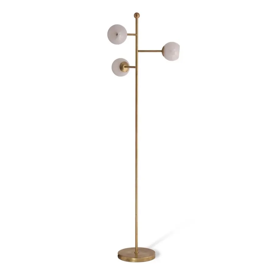 obrazek 1 Unikatowa elegancka lampa ORBIT z białymi kloszami