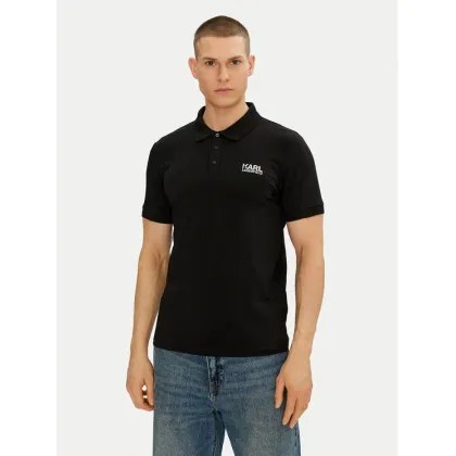 Zdjęcie KARL LAGERFELD Polo 745088 552235 Czarny Regular Fit