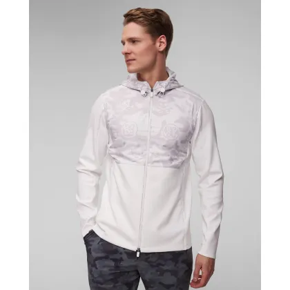 Zdjęcie Biała Kurtka Golfowa Męska G/fore Dazzel Camo Stretch Tech Interlock Performer Jkt G/Fore