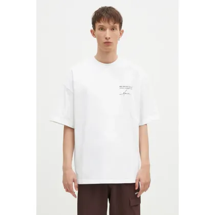Zdjęcie MKI MIYUKI ZOKU t-shirt bawełniany Resort męski kolor biały z nadrukiem RESORT.TSHIRT