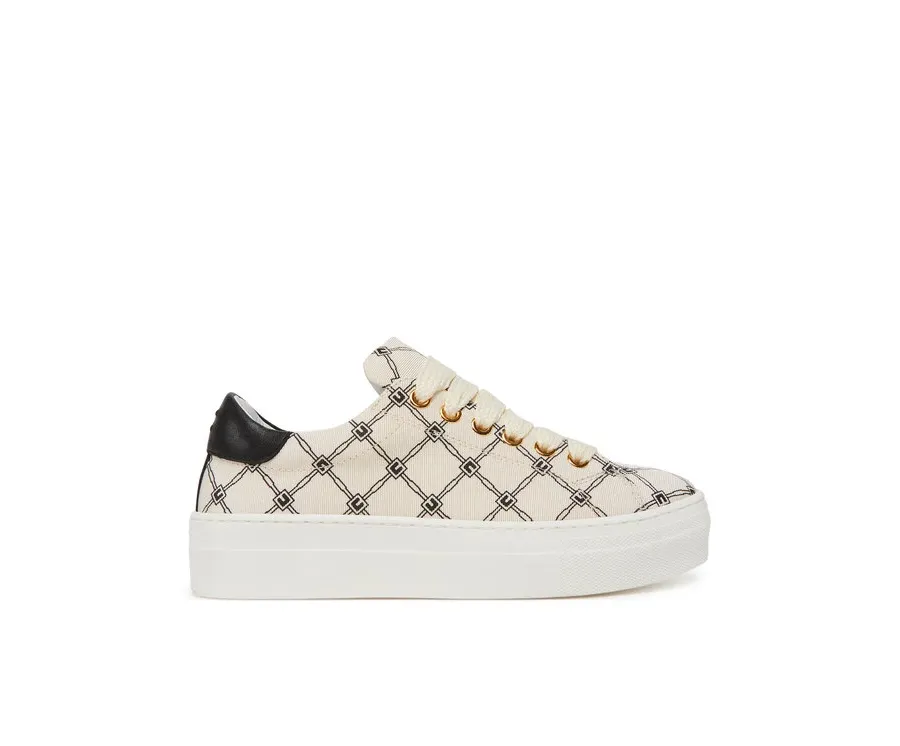 obrazek 1 Elisabetta Franchi Sneakersy F4-A9E-0245 Beżowy