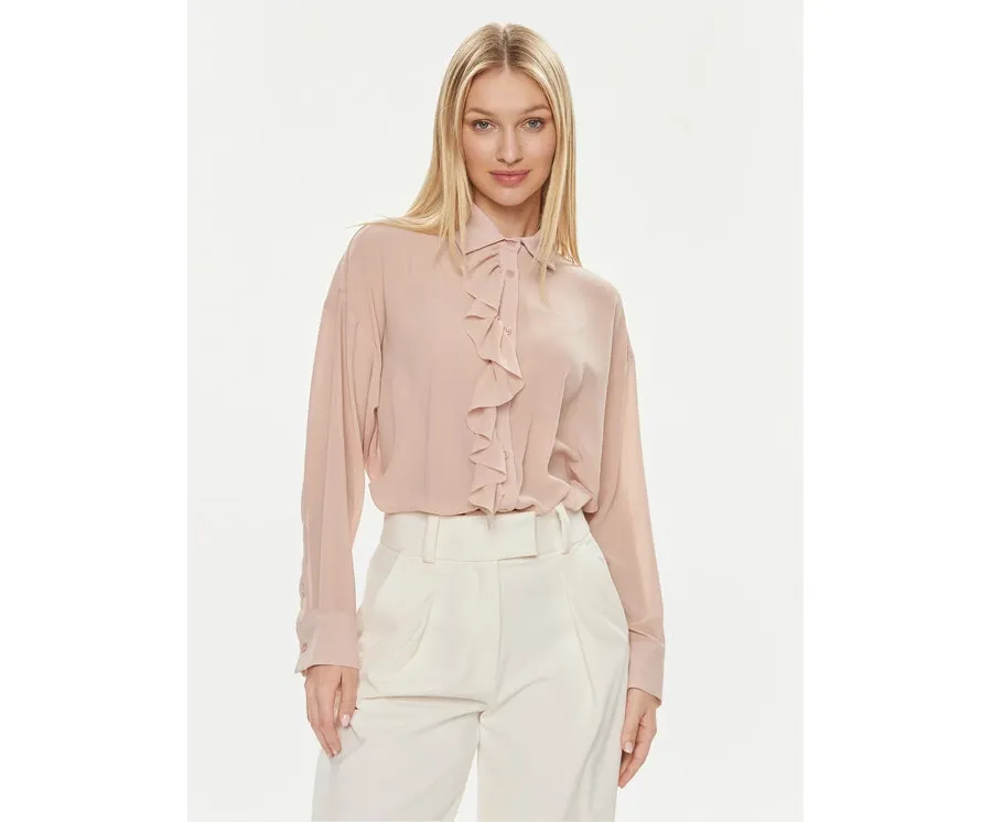 obrazek 1 ViCOLO Koszula TB0133 Różowy Regular Fit