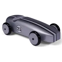 Picture Silver wooden car model
