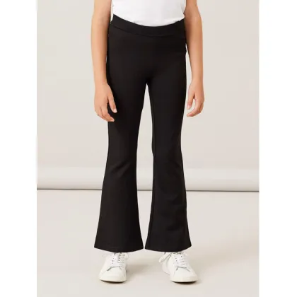 Zdjęcie NAME IT Spodnie materiałowe 13177337 Czarny Bootcut Fit