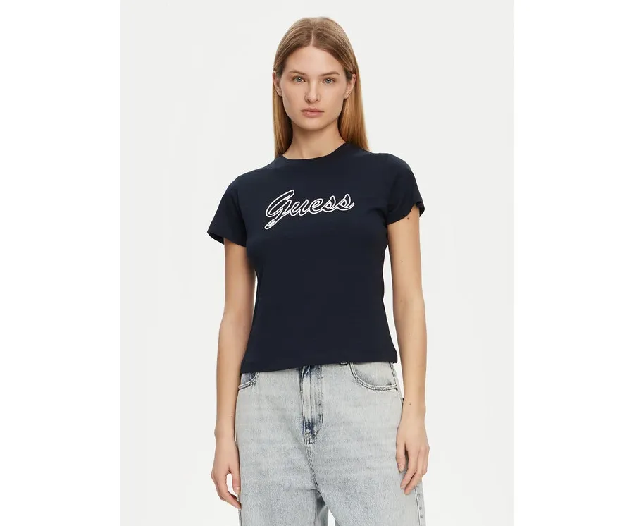 obrazek 1 Guess T-Shirt V5GI02 K9RM1 Granatowy Slim Fit