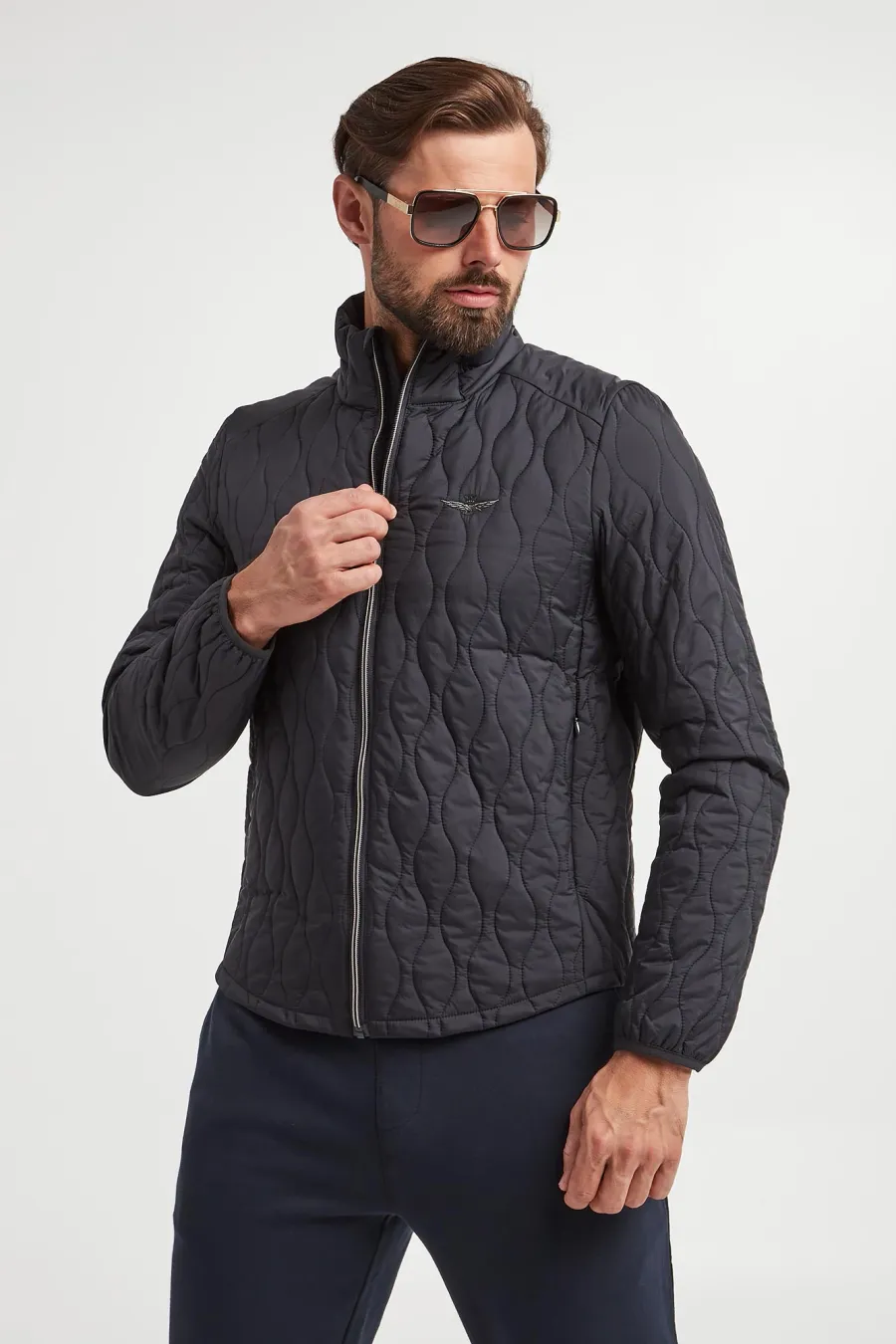 obrazek 1 Kurtka męska pikowana AERONAUTICA MILITARE Aeronautica Militare