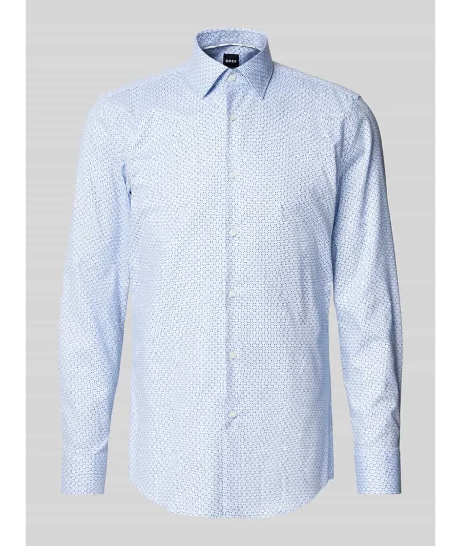 obrazek 1 Koszula biznesowa o kroju slim fit z kołnierzykiem typu kent model ‘Hank’