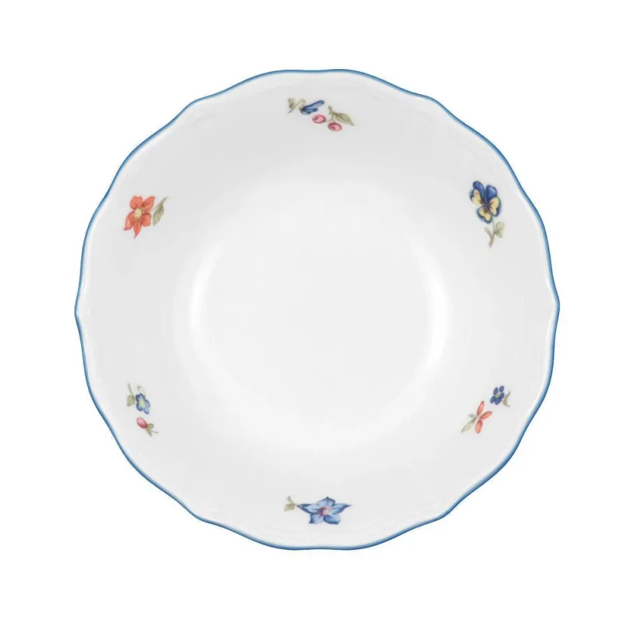 obrazek 2 Okrągła porcelanowa miska deserowa 15,5 cm zdobiona kwiatowym motywem – Seltmann Weiden