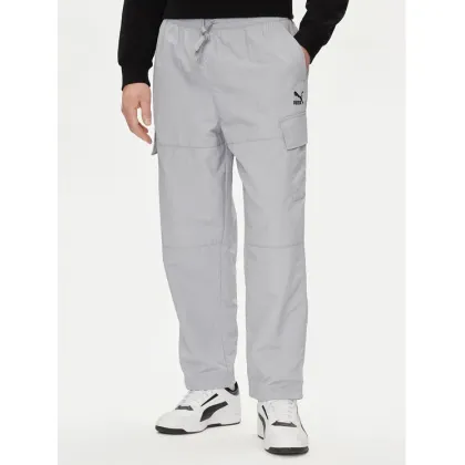 Zdjęcie Puma Spodnie dresowe Classics 624260 Szary Relaxed Fit