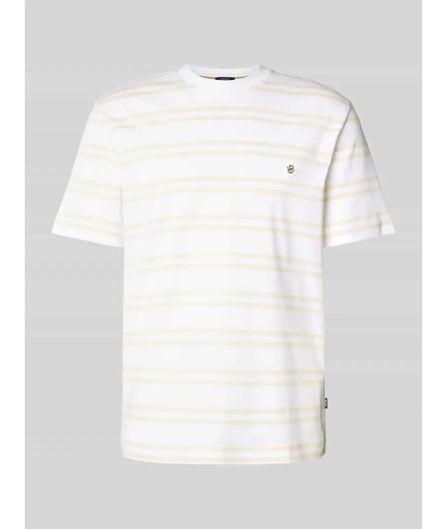 obrazek 1 T-shirt z detalem z logo model ‘Taut’