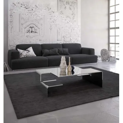 Picture Glass coffee table for an exclusive living room - La Vetreria