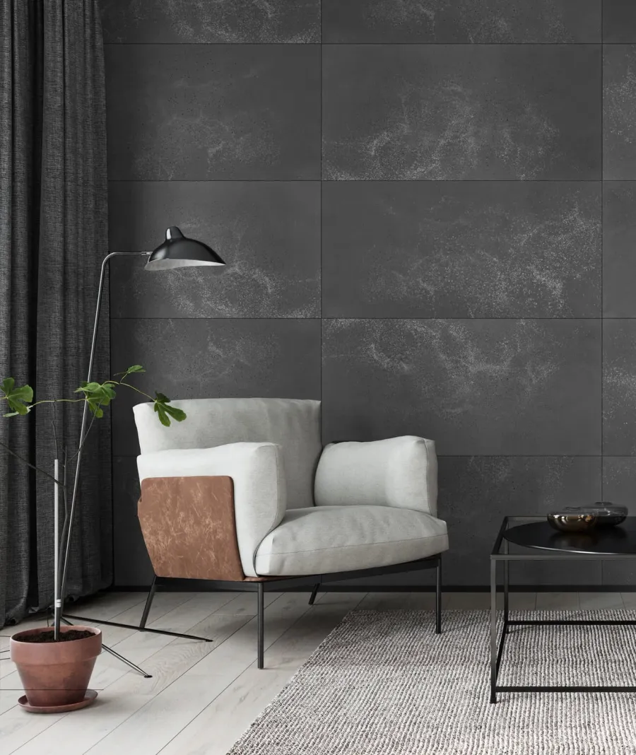 obrazek 1 30x60 cm DS - (antracyt srebrne kruszywo) - płyta beton architektoniczny ultralekka