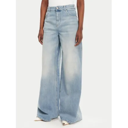 Zdjęcie TWINSET Jeansy 251TT2260 Niebieski Wide Leg