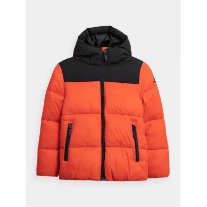 Zdjęcie 4F Kurtka zimowa 4FJAW23TDJAM274 Czerwony Regular Fit