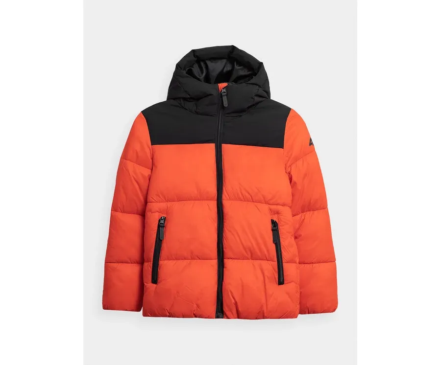 obrazek 1 4F Kurtka zimowa 4FJAW23TDJAM274 Czerwony Regular Fit