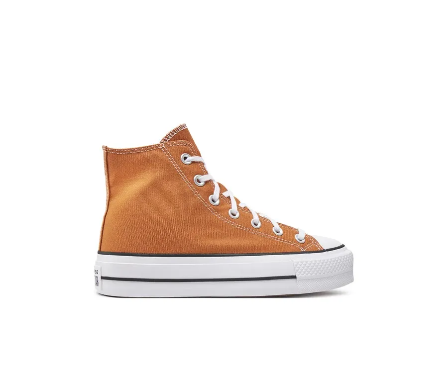 obrazek 1 Converse Trampki Chuck Taylor All Star Lift Platform Hi A11537C Pomarańczowy