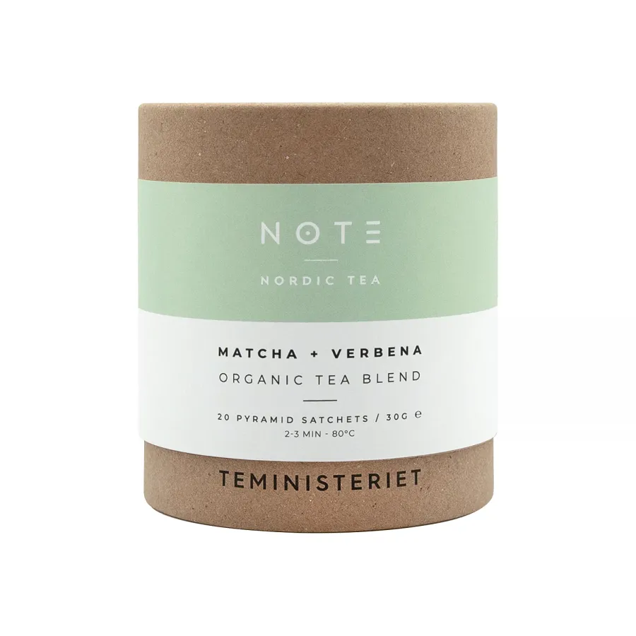 obrazek 1 Teministeriet - NOTE Matcha Verbena Organic - Herbata 20 Torebek TEMINISTERIET