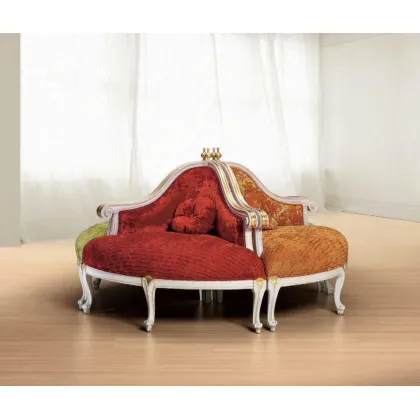 Zdjęcie Antyczny elitarny czteroczęściowy fotel do salonu - Morello Gianpaolo