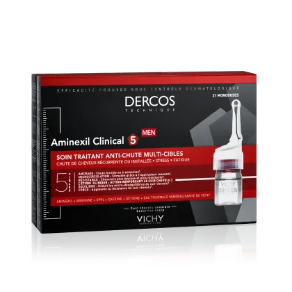 Zdjęcie Vichy Dercos Aminexil Clinical Men Kuracja przeciw wypadaniu włosów u mężczyzn 126 ml