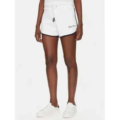 Zdjęcie KARL LAGERFELD Szorty sportowe A2W10095 Biały Regular Fit
